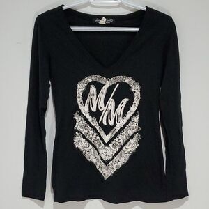 Metal Mulisha small black long sleeve shirt
